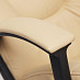 Кресло S "Брэм" (Кожзам Бежевый/Пластик Черный) Tch/3940