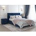 Кровать 140 мягк. just Мирабель (Велюр Opera Denim (AT)/Ja