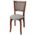 Стул G "Comfort"(Массив дерева)(Вишня/Жаккард Агата коричневый)/Vs/С33