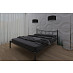 Кровать 1600 T modern "Ларго"(Металл Черная шагрень)-MS/Мд2