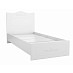 Кровать 900 "Римини"(МДФ)(Белый/Белое дерево)/Vs/ИТ-10