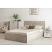 Кровать 1600 с подъемн.мех-м "Амелия"(МДФ)(Шёлковый камень/Бетон Чикаго беж)/Mb/Aml_11.31Н