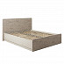 Кровать 1600 с подъемн.мех-м "Амелия"(МДФ)(Шёлковый камень/Бетон Чикаго беж)/Mb/Aml_11.31Н