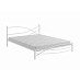 Кровать 1600 modern "Ларго"(Металл Белый глянец)-MS/Мд
