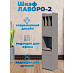 Шкаф-пенал 2 40х180 "Лаворо" (Розовый кварц / Белый) /1934