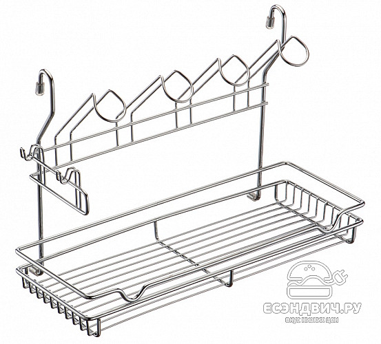 Навес-рейлинг для посуды combinate 390/173/265 "Асти" (Хром)КМ