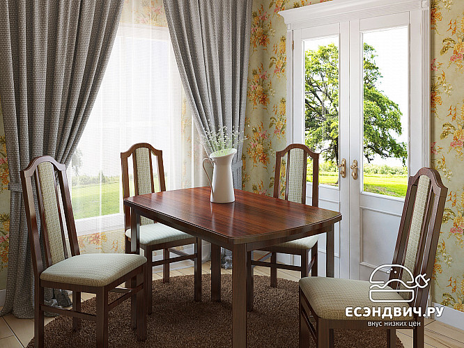 Стол Шато 1,1 (дерево Орех итальянский)