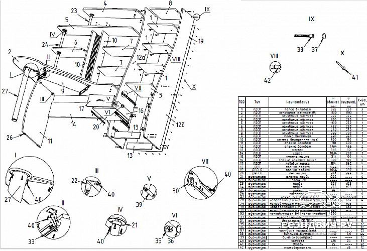 Стол компьютерный угловой largo "Ричи" (Орех/Персик) EsandwichCК-11