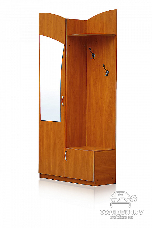 Прихожая compatto "Алькамо" (Вишня оксфорд) EsandwichVITA1