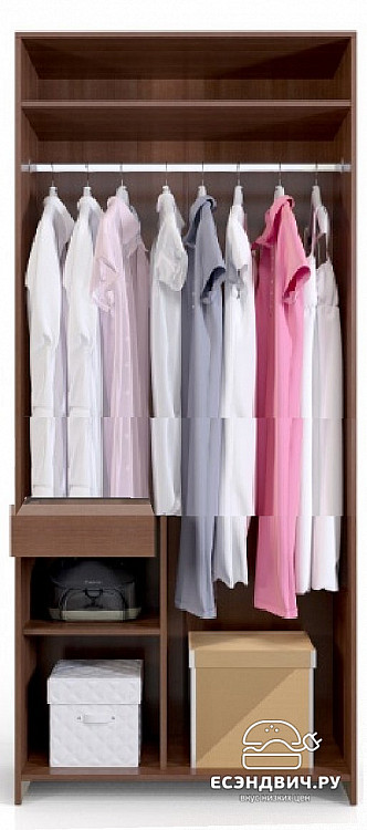 Шкаф-купе 2дв. Прихожая "Вокс холл" (Венге конго/Бел.дуб) Esandwich131