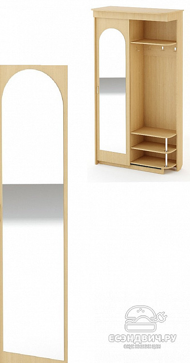 Зеркало 400х1590 Рики EsandwichЗ-01