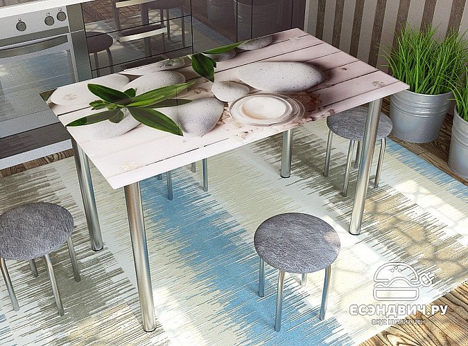 Стол с фотопечатью 1,2 (table 5) "Амели"