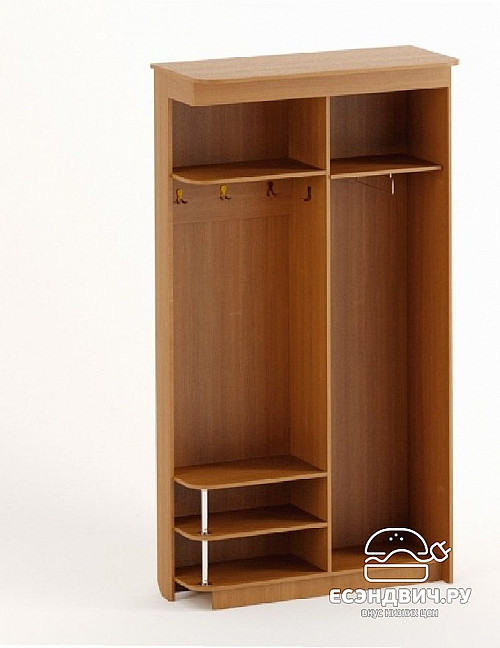 Прихожая largo "Вэлкам" (Правая, Венге/Бел.дуб) EsandwichПР-01