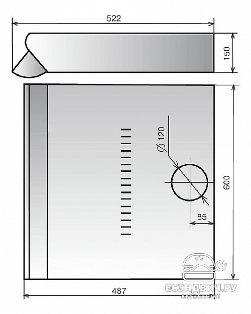 Вытяжка Эликор  Europa 60П-290-ПЗЛ белый