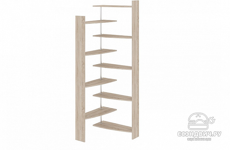 Стеллаж  folding "City" (Дуб Сонома)Esandwich-ТрЯ-10