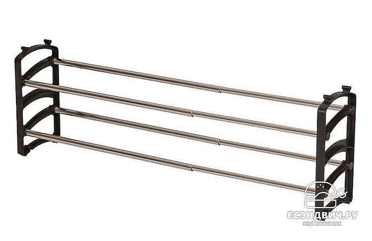 Стеллаж для обуви konstructor "Табэй" (Металл/Пластик Черный) Mb/A2038B