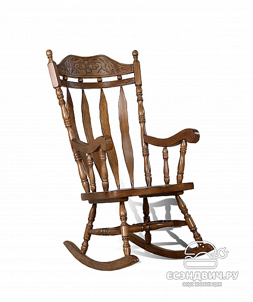 Кресло-качалка "Джехор" (Дерево тонир.Темн.Дуб) Mb/4768Т