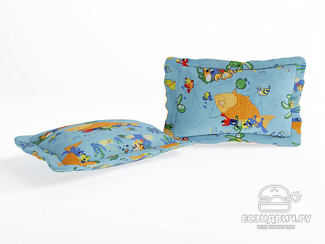 Подушка декор. 57*37 Инфинити (1шт.) (Микровелюр Aqua 01 (SM))