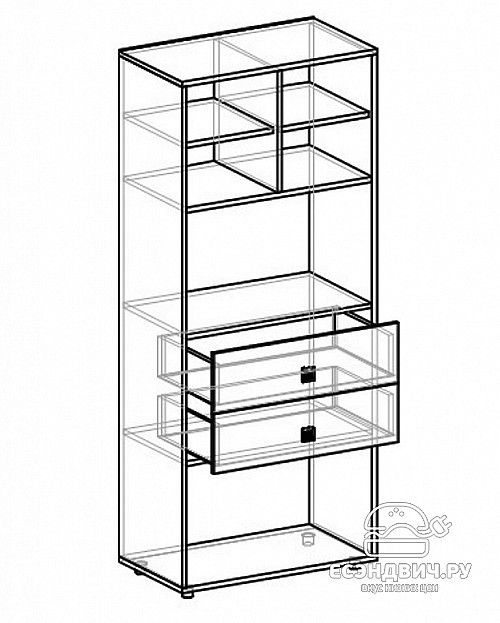 Детская 8 предм. "Дженни" (Сосна астрид/Ирис) D/J