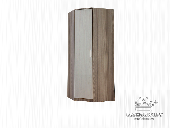 Шкаф угловой "Оливия" (Анкор темный/Анкор белый) D/Vn