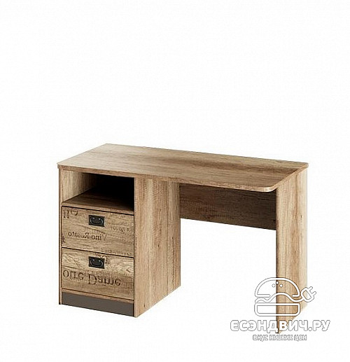 Детский гарнитур 4 предм."Adventure" (Дуб Каньон светлый/Фон серый ) Em/Pl5