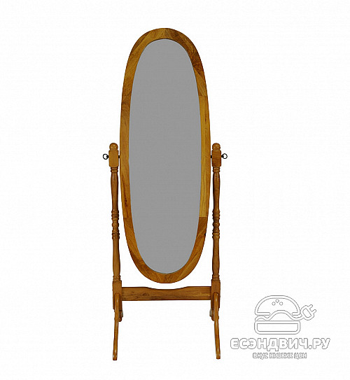 Зеркало напольное oval "Табэй" (Дерево тонир. Дуб светлый) Mb/2102