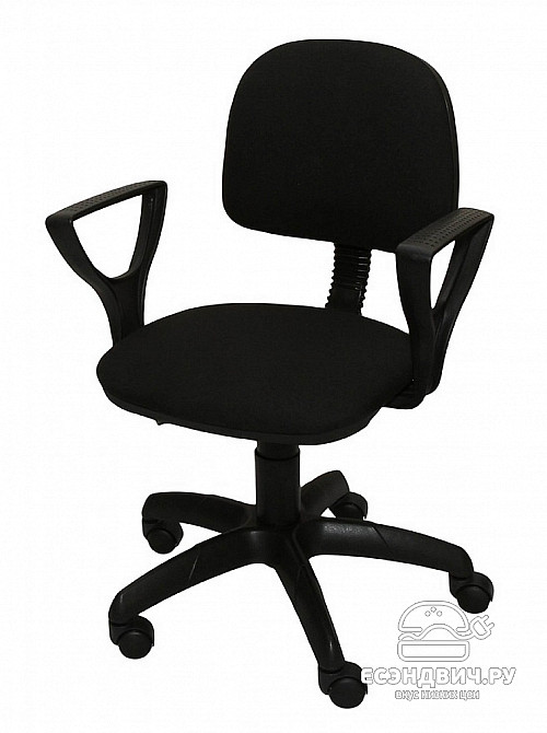 Кресло "Томи" (Ткань чёрная/Пластик) А-Фм2