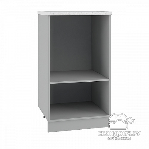 Пенал низкий 600 для встр.духовки "Лорен" (МДФ) (Зелено-Голубой) /DSV/Gr/СН600