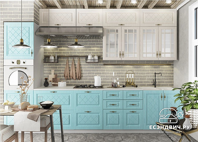 Шкаф 400 "Лорен" (МДФ) (Крем/Стекло) /DSV/Gr/ПС400