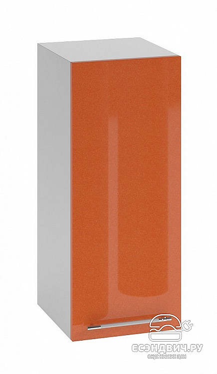 Шкаф 300  "Бруско" (МДФ) (Оранж металлик) /ИЦOlv/ШВ300