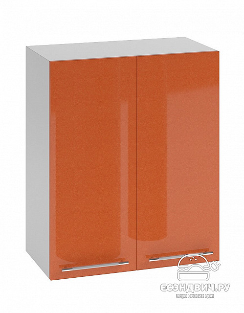 Шкаф 600  "Бруско" (МДФ) (Оранж металлик) /ИЦOlv/ШВ600
