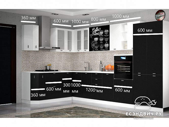 Тумба 1000 4ящ."Чарли" (МДФ) (Белая шагрень) /ИЦSf/ ШНК1000