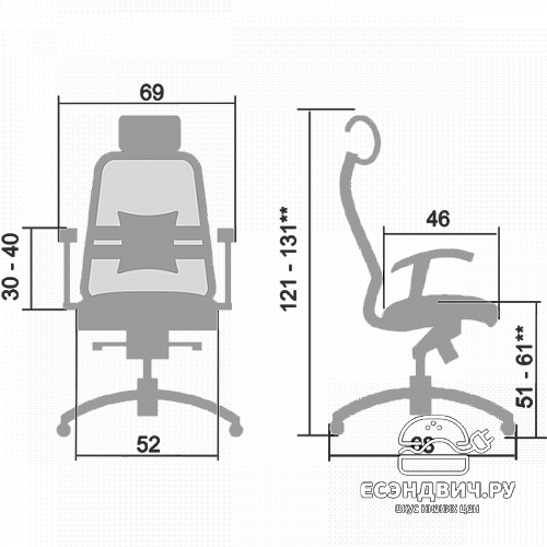 Кресло fold "Нэо" (Сетчатая ткань Бежевая/Кожа NewLeather Бежевая/Хром)-Mt/S-3.02