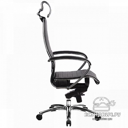 Кресло comfort  "Нэо" (Кожа NewLeather Черная/Хром)-Mt/K-2.02