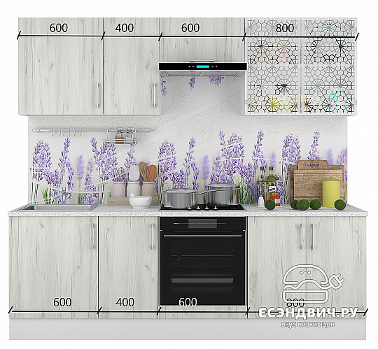 Шкаф 50 "Герда" (Белый Крафт) /Gnt/Ep/М3