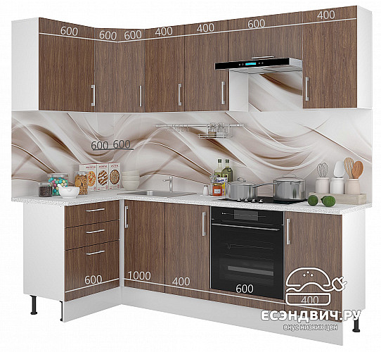 Тумба 60 со столеш."Герда" (Морское Дерево) /Gnt/Ep/М19ст