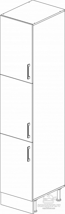 Пенал 45  "Герда" (Ясень Таормино) /Gnt/Ep/М26