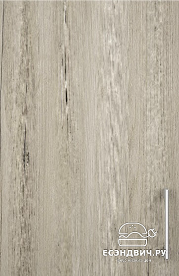 Кухня 2,4 "Герда" (Белый Крафт/Серый Крафт/Стекло с рис.) /Gnt/Ep/5