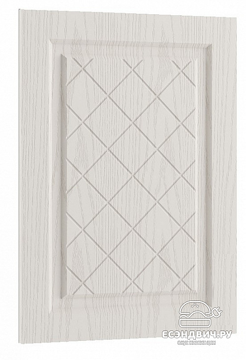 Кухня угловая 2х2,8 правая "Лорен" (МДФ) (Крем/Фиалка) -DSVГР3