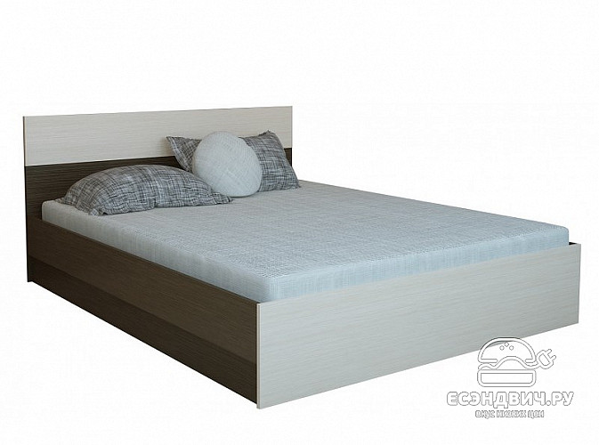 Кровать 1200 "Hanny" (Венге/Дуб) /Gnt/Юн