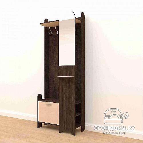 Прихожая compatto "Лаворо"  (Венге/Дуб бел.) EsandwichПР5