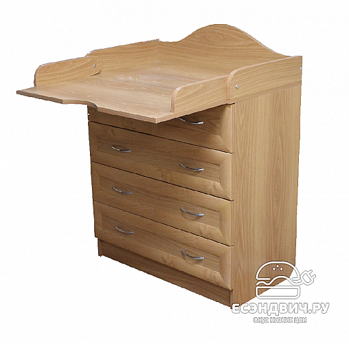 Комод пеленальный (рамочный) "Лаворо" (Орех миланский) EsandwichA1