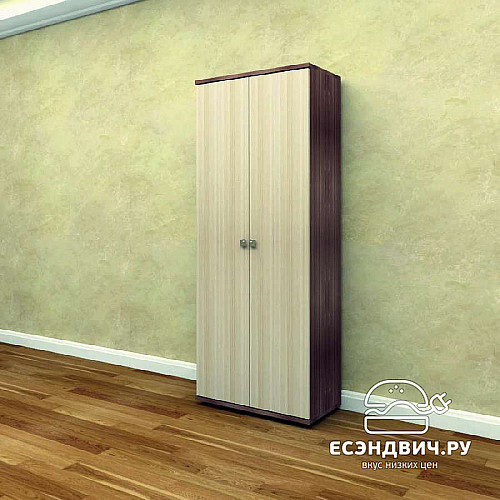 Шкаф 800 штанга  "Лаворо" (Ясень шимо тёмный/Ясень шимо светлый) EsandwichA-В5