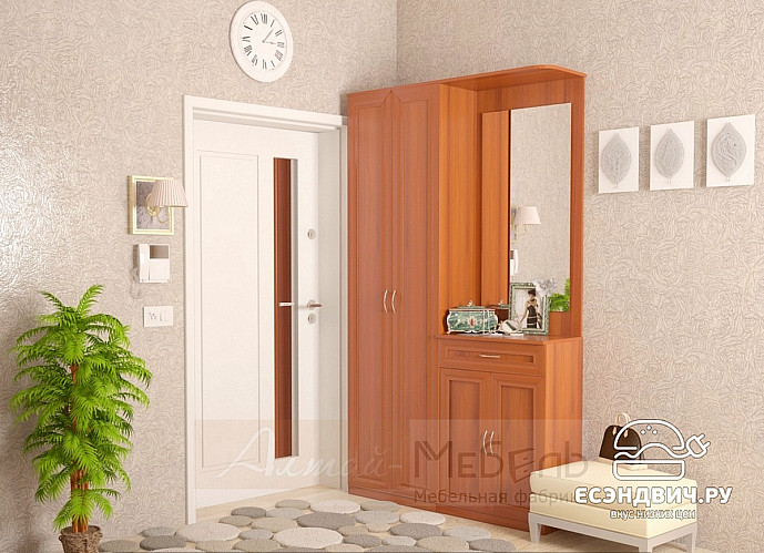 Прихожая  "Лаворо" (Орех Итальянский) EsandwichA-КБПР01