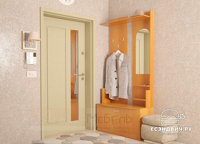 Прихожая  "Лаворо" (Орех миланский) EsandwichA-ПР03