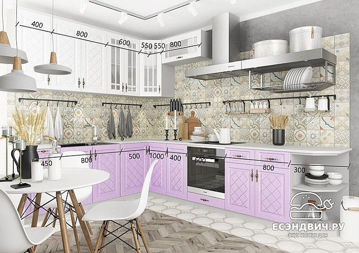 Шкаф высокий 400"Лорен" (МДФ) (Белый) /DSV/Gr/ВП400