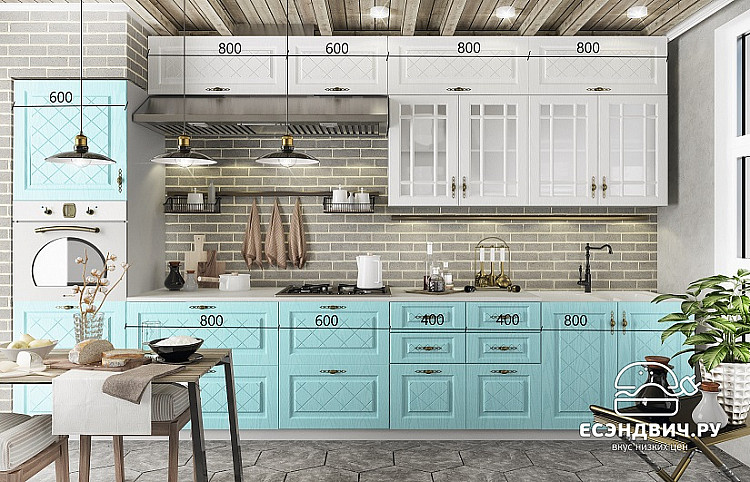 Шкаф высокий торцевой 400 левый"Лорен" (МДФ) (Белый) /DSV/Gr/ВПТ400L