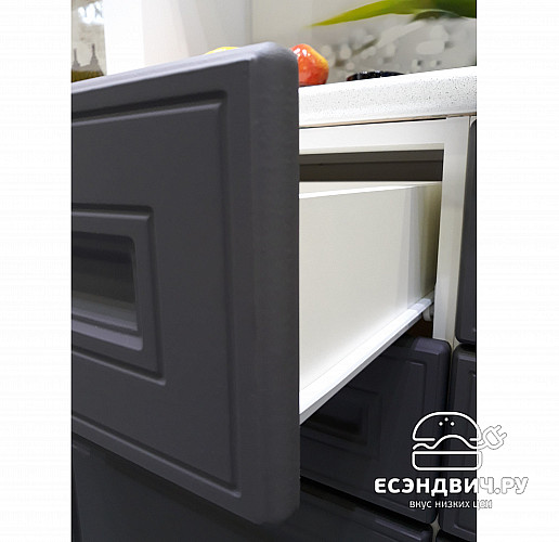 Тумба 50 со столеш."Форд" (МДФ ) (Графит Софт) /Gnt/Ev/М18ст