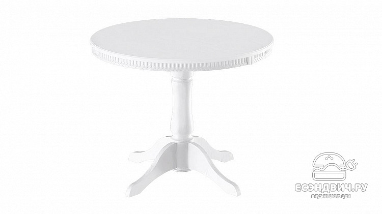 Стол раздвижной "Silvio" (Белый матовый) -Tr-Орл