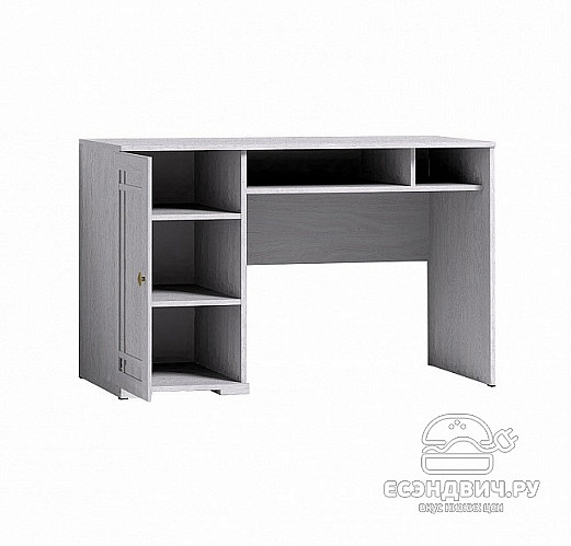 Стол письменный "Шерлок" (МДФ) (Ясень Анкор светлый)Gl/Sh115